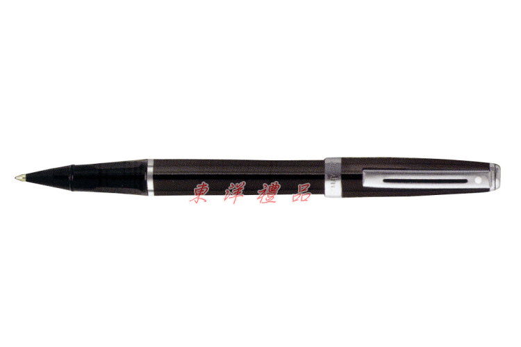 黑琺瑯銀夾鋼珠筆 TY80430
