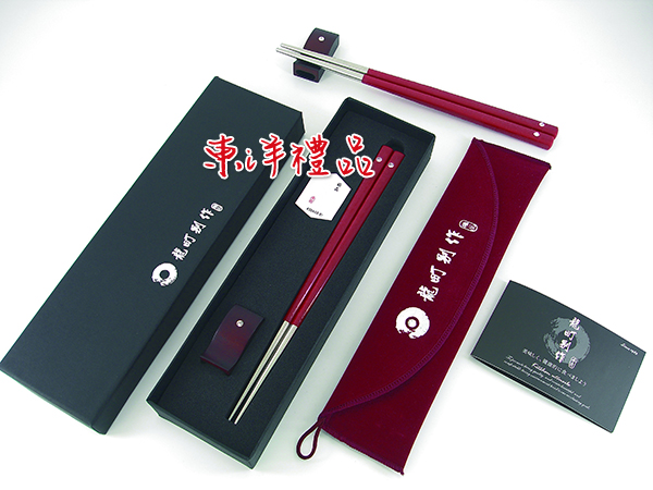 龍町御鑽筷+枕盒(紅) SL-TL-2923R