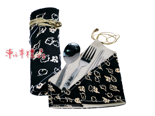 日式三角包巾餐具組 HE-13-G203-1