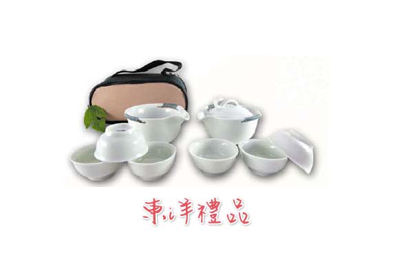 影青如意旅行茶具組(8入) UNB524-22