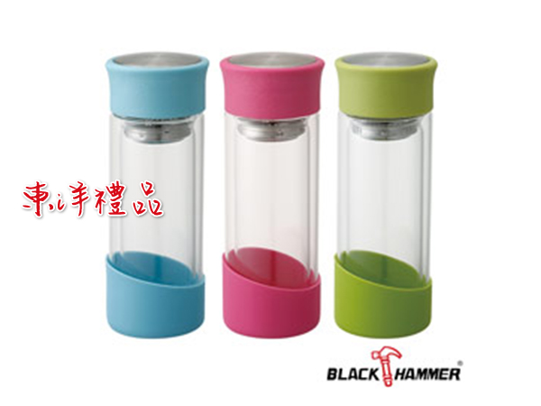 BLACK HAMMER 雙層耐熱玻璃水瓶 CD-BH-GD300