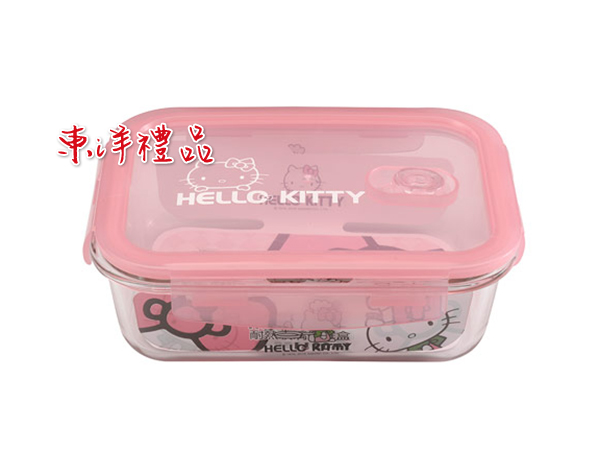HELLO KITTY 耐熱玻璃保鮮盒 CD-KT-C1120RC