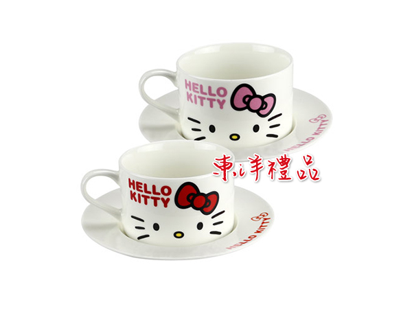 HELLO KITTY 咖啡杯盤組 CD-KT-P250