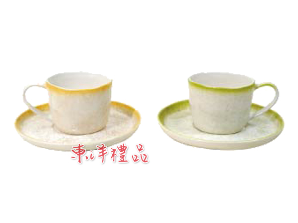 青田燒  彩繪咖啡對杯 CD-GL07191480