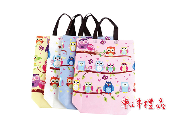貓頭鷹覆膜手提袋 HG-BAG-8728