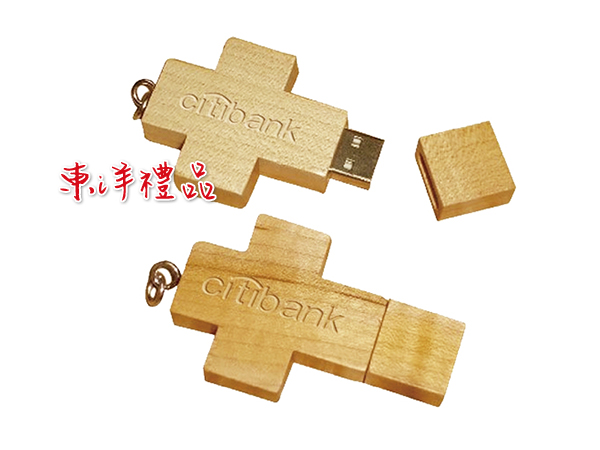 十字架木質感隨身碟 HG-USB-6604