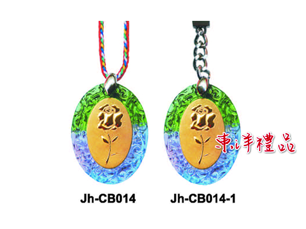 仿琉璃金箔雙面吊飾 JH-CB014