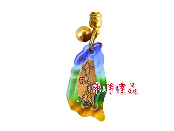 仿琉璃金箔雙面吊飾 JH-CB022