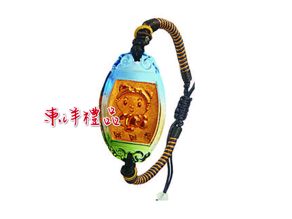 仿琉璃金箔雙面手環 JH-CB043