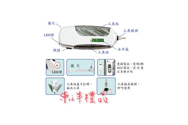 多功能LED燈工具組 JL-KB1646