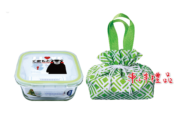 KUMAMON保鮮盒+提袋 SL2-R-200-1NK