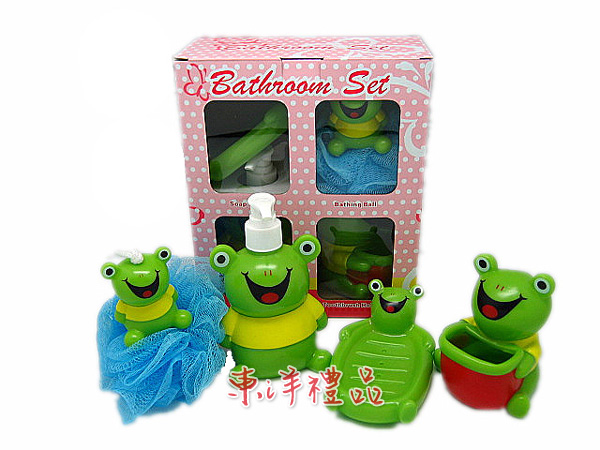 浴室組合用品青蛙造型 RL80838