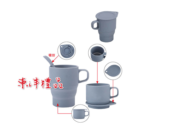 矽膠摺疊伸縮咖啡杯 SJ-SI19