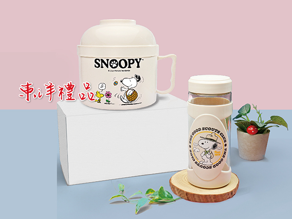 史努比 不銹鋼禮盒組 SL2-SNOOPY-R-2800S+S-9600-2S