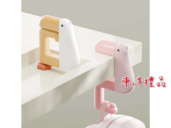 可愛思考鴨桌邊可調節掛勾 RH-81034